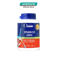 OCEAN HEALTH Vitamin D3 1000IU Softgel (Builds Strong Bones, Muscles & Immunity + Halal) 60s