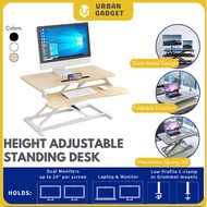 Height Adjustable Standing Desk Laptop Desk Monitor Riser Sit Stand Tabletop Ergonomic Standing Design Lifting Computer