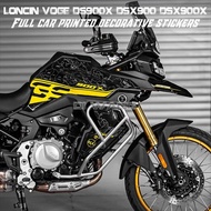 Fit VOGE DS900-X Motorcycle Full Car Print Decoration Sticker Modification Accessories FOR Loncin VO