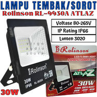 Rolinson RL-9930A ATLAZ Lampu Sorot AC 30 Watt Listrik Tembak IP66 | Lampu Sorot AC Listrik Tembak L