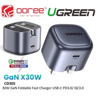 UGREEN CD305 30W GaN Charger USB C Wall Adapter PD 3.0 QC 3.0 Fast Charging for Phone Tablet Portabl