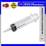 Syringe with catheter tip 60mL