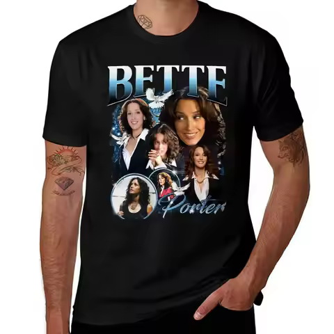 Bette Porter Vintage T-Shirt Christmas Casual Tee Shirt