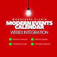 [GPL WordPress Plugin] Modern Events Calendar - Webex Integration (Lifetime Update & Access)