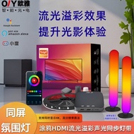 Graffiti Intelligence APP Control HDMI Ambilight TV Screen Sound and Light Synchronization TV Backgr