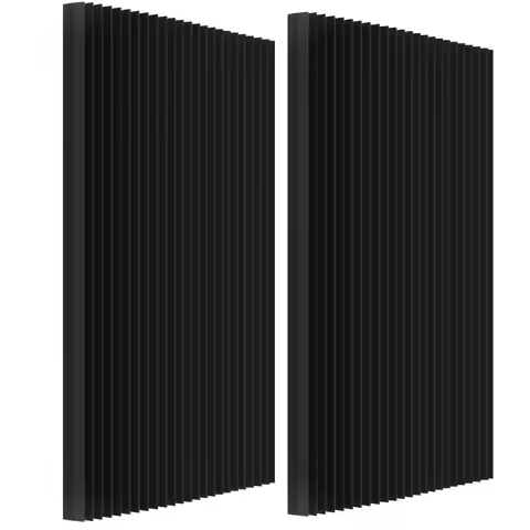 1/2Pack 48"x24"x2" Wedges Tiles Acoustic Foam High Density Noise Insulation Panels Large Size 120x60