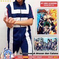 Boku no Hero Academia Yuei Academy Cosplay My Hero Academia Sport Training Costume Jersey