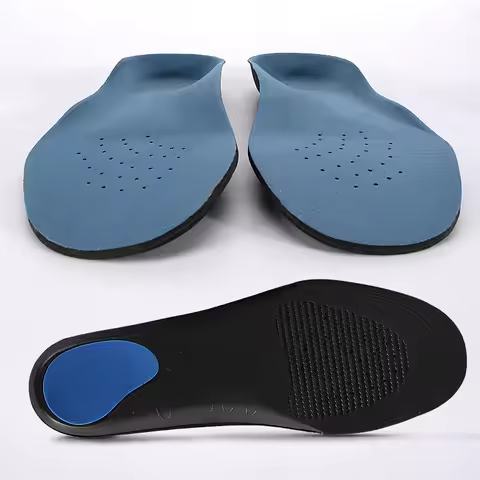 Unisex Orthotic Arch Support Insoles Shock Absorbing Plantar Fasciitis & Heel Pain Relief Shoe Inser