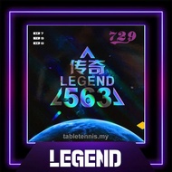 729 Friendship Rubber 563 Legend Medium pimples Rubber Table Tennis Rubber Getah Ping Pong Karet Sem