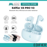 Edifier X5 Pro V2 Earbuds  48dB Active Noise Cancelling / 48H Long Battery / Spatial Audio & Bass Bo