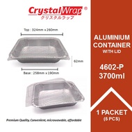 [1 CARTON] STAR PRODUCTS 3700ml RECTANGULAR ALUMINIUM TRAY 4602-P MULTIPURPOSE [50 PCS/CARTON]