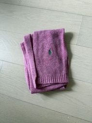 Ralph Lauren 粉色羊毛圍巾