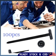 100Pcs Nylon Universal Cable Tie Buckle/Self-Locking Multipurpose Tie/Durable Wear-resistant Self-lo