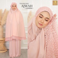 Telekung Khadijah Lace Cotton by Siti Alizay exclusive (Ready Stock)