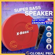 Portable Karaoke Bluetooth Speaker Mini Speaker USB Bluetooth Microphone Slot Audio Speaker Wireless