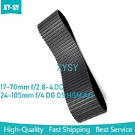 New17-70 24-105 mm Lens Zoom Ring Rubber Leather for Sigma 17-70mm f/2.8-4 DC ，24-105mm f/4 DG OS HS