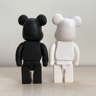 JV1E 400% Bearbrick Bear@Brick Action Figures Bear Toys PVC 28cm Model Figures DIY Paint Dolls Kids