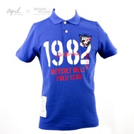BEVERLY HILLS POLO CLUB GRAPHIC POLO TEE - BLUE