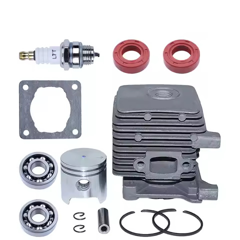 Cylinder Piston Kit 34mm For Stihl Fs38 Fs45 Fs46 Fs55 Km55 Hl45 Fs45L Fs45C Fs46C Km55C Km55R Km55R