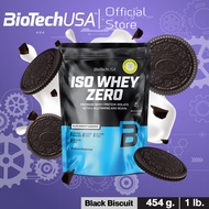 Biotech USA Iso Whey Zero  Black Biscuit โปรตีนเวย์ไอโซเลท  รส แบล็กบิสกิต   ฟิตเนส ลดน้ำหนัก เพิ่มก