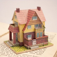 Children Handmade Origami DIY Assembled Three-Dimensional 3D Paper Model Making Mini House House 3D 