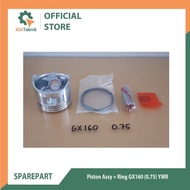 Piston assy + Ring GX160 0.75 YMR