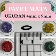 MATA [RETAIL] 4x9 - 4x9 Eye Sequins | Retail Eye Sequins 4x9 | Payer for Sewing