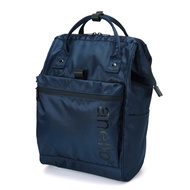 พร้อมส่ง  กระเป๋าเป้ anello สีพื้น ผ้าหนา แบบซิปกันน้ำ ช่องเยอะบรรจุของได้เยอะ ใส่ได้ทุกสไตล์