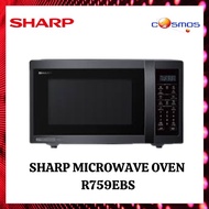 Sharp 28L R759EBS Microwave Oven with Grill SHP-R759EBS