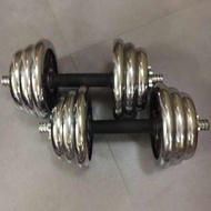 15kg 電鍍啞鈴 15kg dump-bell (total 30kg)