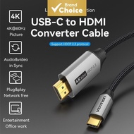 Vention Type C to HDMI Cable 4K 60HZ HDMI Converter USB C HDMI Video Cable