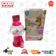 MAINAN ANAK CAPSULE MACHINE MESIN PUTAR PERMEN KARET BOLA MINI GAME