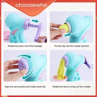 【Choo】DIY Dough Noodle Maker Ice Cream Play Mold Machine Toy for Children Fun Modeling Clay Dough Playset for Kids