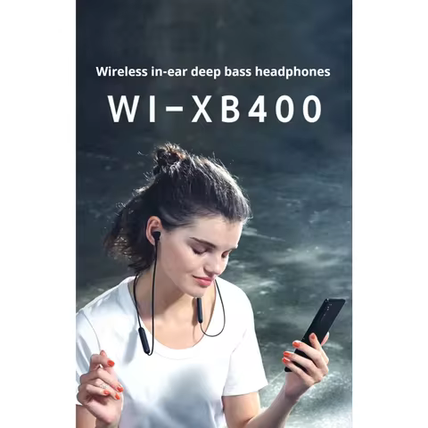 SONY WI-XB400 Wireless Stereo Earphones Bluetooth 5.0 Sport Earbuds HIFI Game Headset Handsfree with