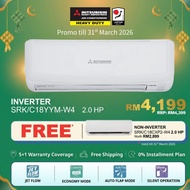 Mitsubishi 2HP R32 Inverter Air Conditioner 5 Stars SRK/C18YYM-W4