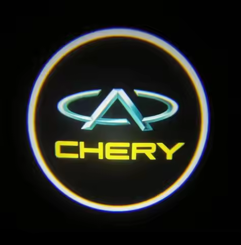 2PCs Led Car Door Welcome Light logo Projector Laser Door Puddle Lamp Accessory For Chery Tiggo 8 Ar