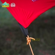 Flysheet Rir Xtreme 3X3 3X4 4X6 Nylon 20D Pu 5000Mm Flysheet Bushcraft Penutup Atap Tenda New