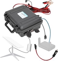 Starlink 12V DC Power Go Box, Convert 12v Power to 48v, with Extension Cable Suitable for Outdoor Live Broadcast, Receive WiFi Signal Abroad, Reduce Power Consumption,Starlink DC Power Conversion Box