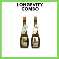 Roots Noni Enzyme 500ml + Roots Fruit & vege Enzyme 500ml [LONGEVITY COMBO]