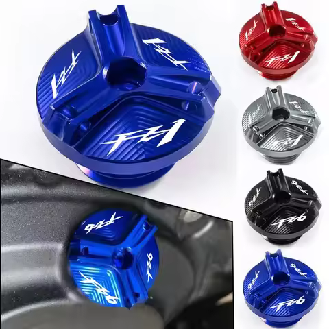 CNC Motorcycle Engine Oil Filler Cap Oil Plug Cover For Yamaha FZ1 Fazer 2006-2015 FZ6 FZ-6 FZ 6 FZ6