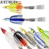 KATAKAN Alabama Rig Fishing Lure, Spinner Umbrella Soft Swimbait, Spoon Jigging Swimming Sea Fishing