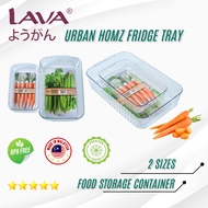 IRUMA x LAVA Dulang Peti Sejuk Urban HOMZ | Dulang Akrilik Telus | Penyimpan Peti Sejuk BPA Free | F