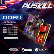 PUSKILL | DDR4 | 8GB/16GB/32GB | LAPTOP RAM