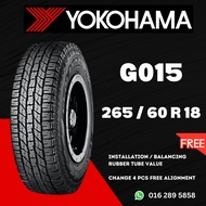 2656018 265-60-18 265/60R18 265 60 18 YOKOHAMA AT 4x4 G015 TYRE TIRE TAYAR 4X4