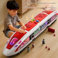 [Ready Stock] 42CM Fuxing No. High Speed Rail Children Inertial Simulation Motor Car Sound Light Sou