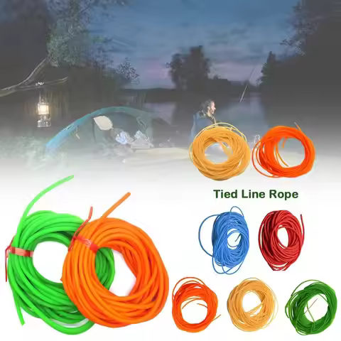 2/2.2mm Solid Rubber Fishing Line Elastic Band Strapping Fishing Line 10m Elastic Tennis Slingshot R