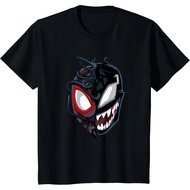 Kids Marvel Spider-Man Classic Venom Miles Morales Split Mask T-Shirt