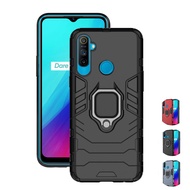 Case For Realme C3 Case Armor Hard Stand PC + TPU Silicone Realme C3 C 3 RealmeC3 Case