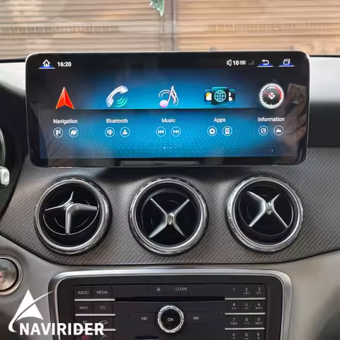 12.8inch Android Car Radio Video Player Multimedia 2400*960 Video For Mercedes Benz Gla CLA A Class 