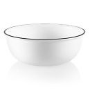 (Ready Stock) Corelle  Signature Poppy Print Plain Black Stripe Soup/Cereal Bowl